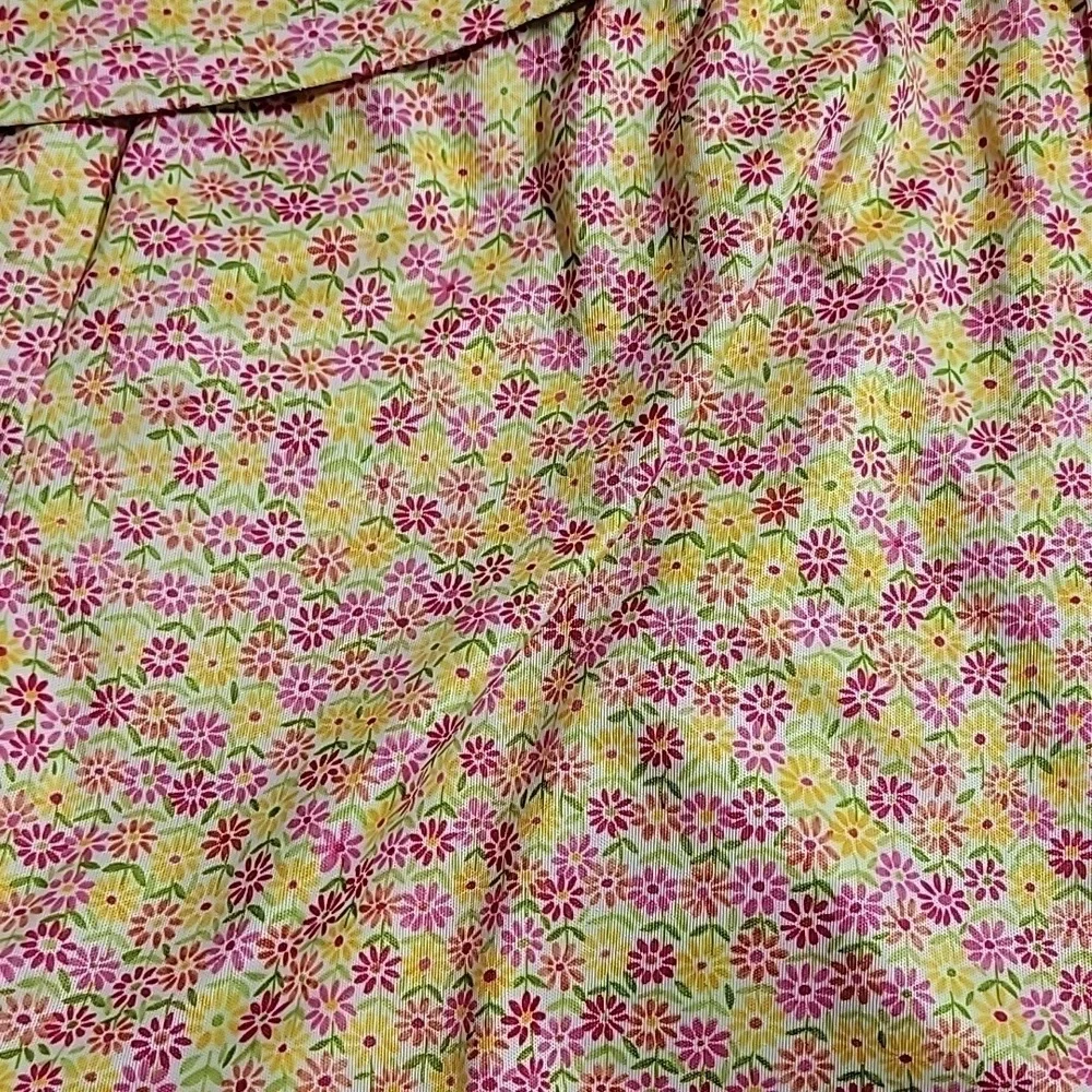 Kickback Kick Back 2000s Set Beautiful Floral Pink and Yellow 2 Piece Set Funky